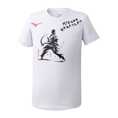 Camisa Mizuno Karatedo Tee Mujer - Blancos - Chile M263REHPIO